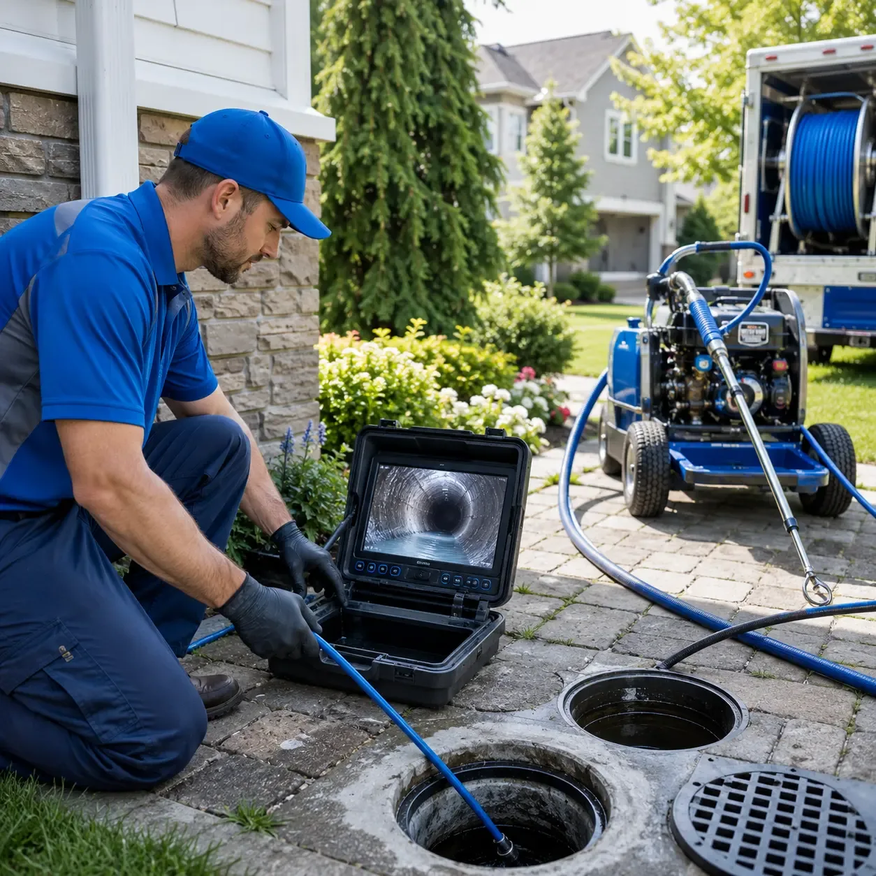 Outdoor drain cleaning professionals serving Mendham, NJ